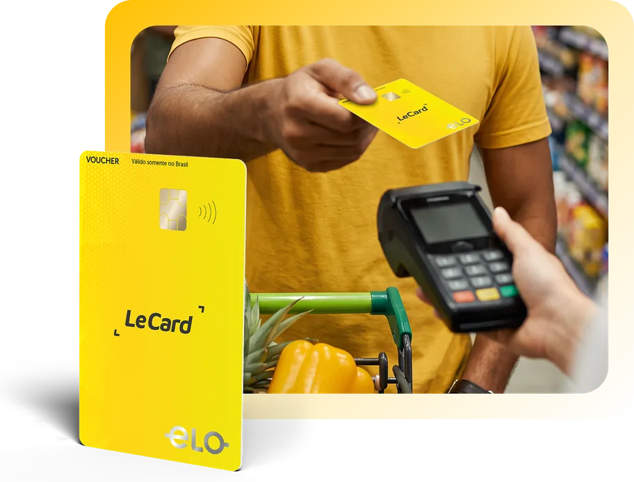 Cartão LeCard Elo e pagamento na maquininha