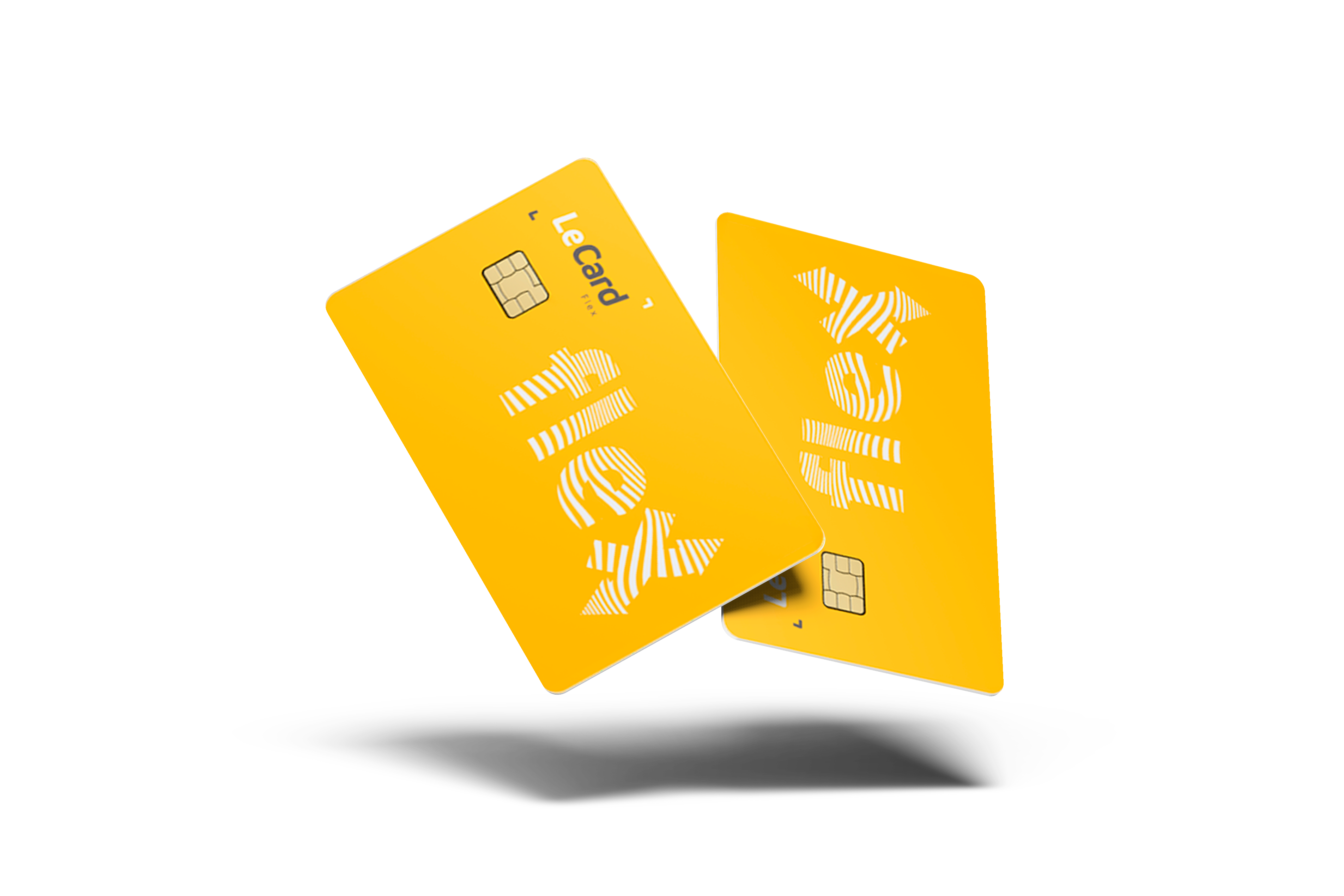 Dois cartões LeCard flex