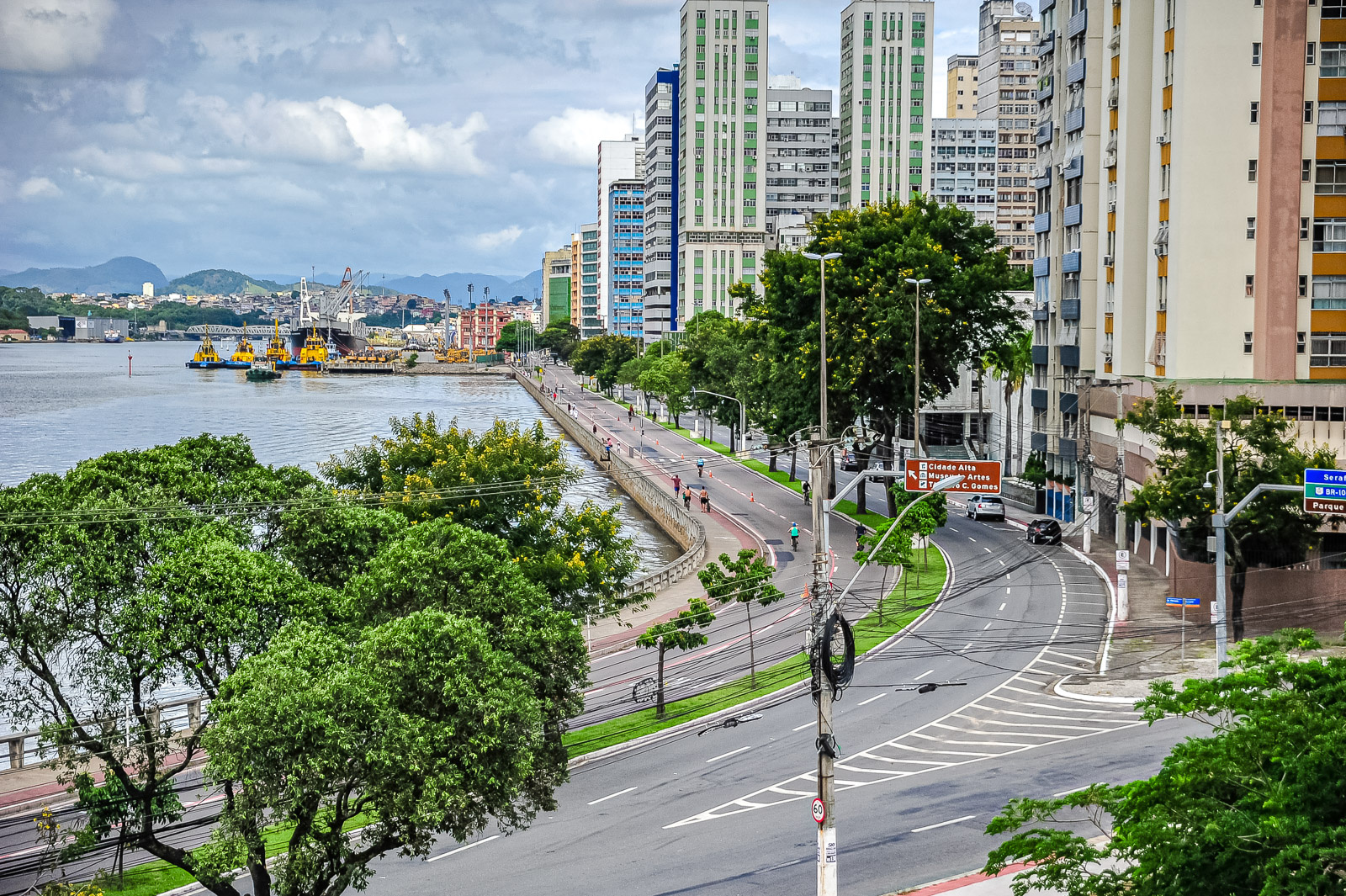 Vista do centro histórico de Vitória (ES)